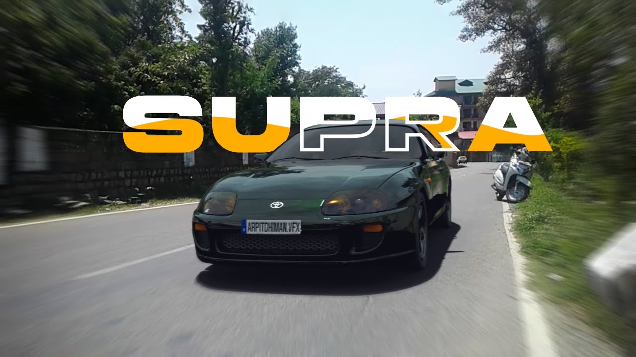 Supra in indian road, VFX Autodesk Maya