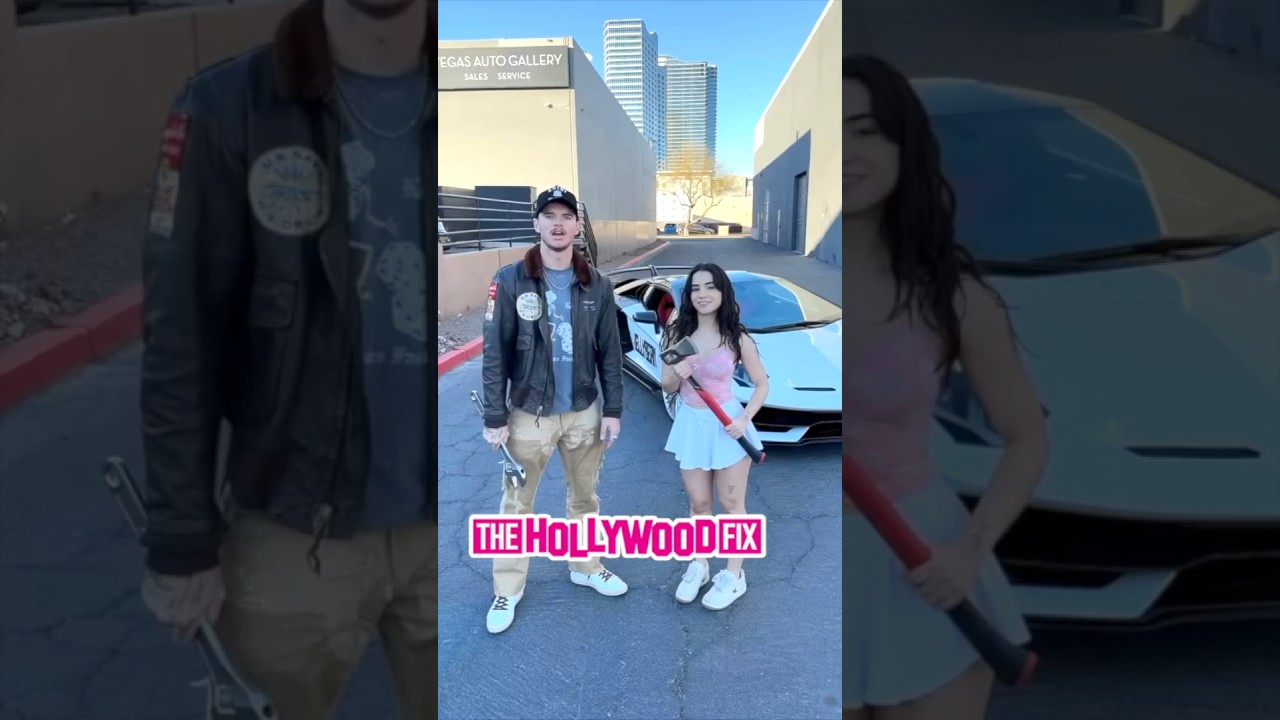 Whistlin' Diesel & Jameliz Smith Test The Strength Of A Lamborghini With Random Objects!