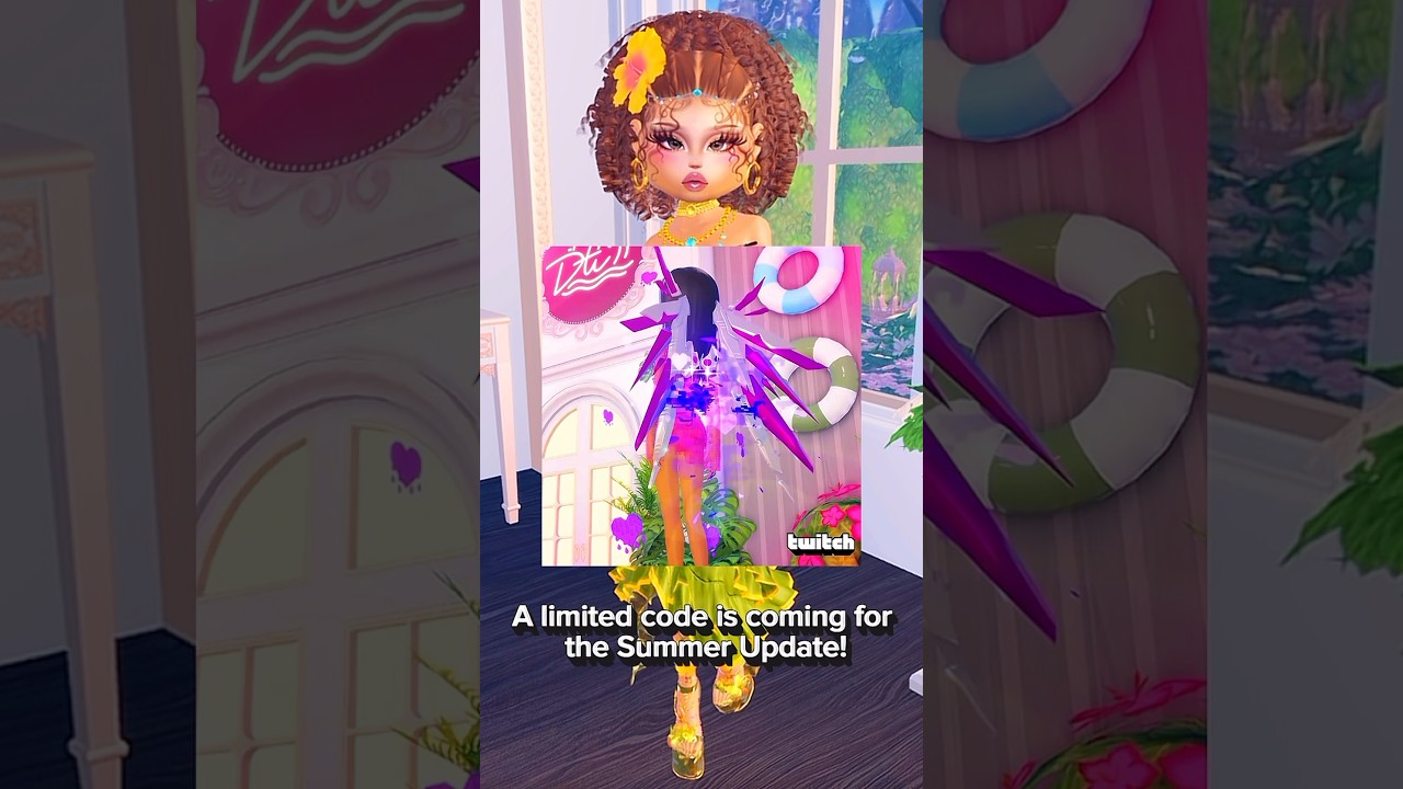 How to get the new Cyberpunk Wings Code in DTI Summer Update ✨ #dresstoimpress #roblox #dti