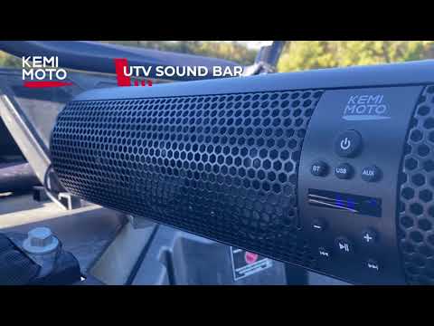 Kemimoto UTV Sound Bar. Loud Up Your Adventure!