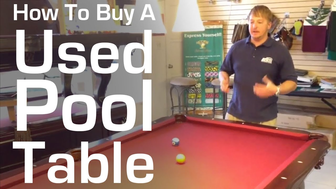 How to Buy a Used Pool Table