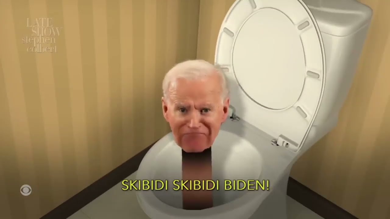 Skibidi Biden - The Late Night Show With Stephen Colbert