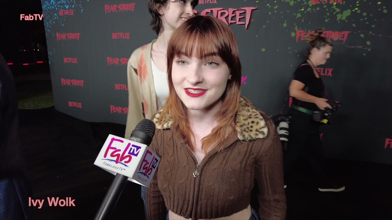 TikTok star 'Ivy Wolk' at the "FEAR STREET" premiere