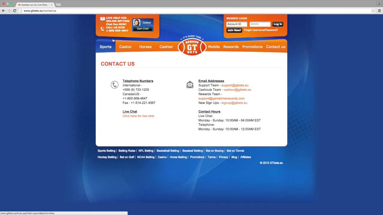 GTBets Sportsbook Review
