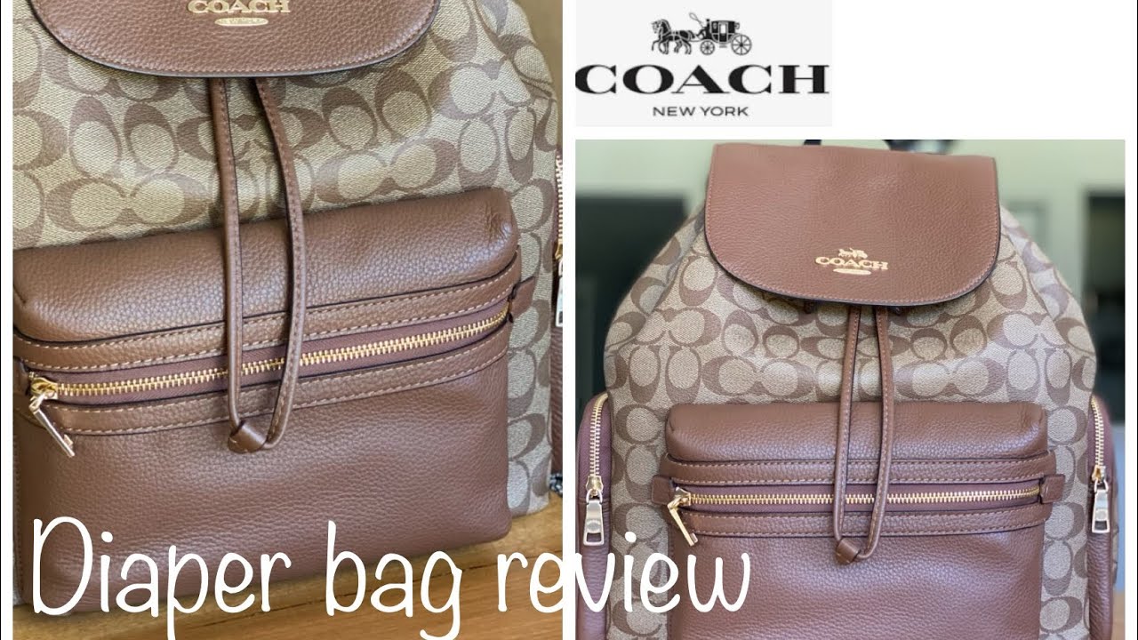 Coach Diaper Bag/backpack Review ~