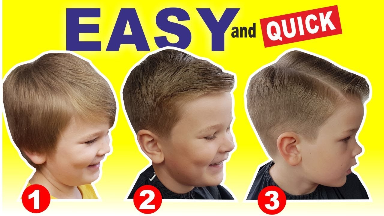 QUICK & EASY HOME HAIRCUT TUTORIAL | How To Cut Boys Hair With Clippers