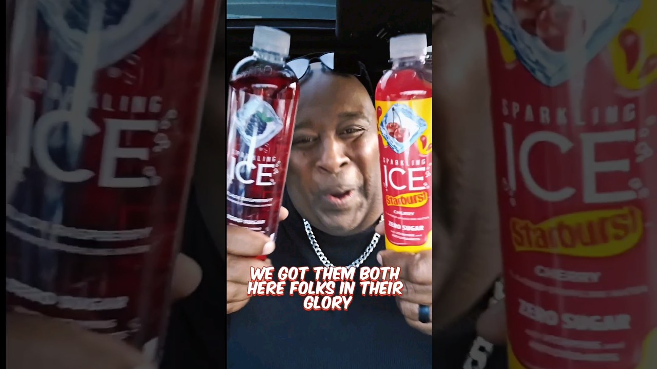 Sparkling Ice Black Raspberry VS Starburst Cherry