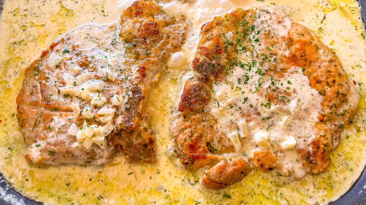 ¡Estas son las chuletas de puerco más sabrosas que he comido! Receta sencilla ¡mmm!