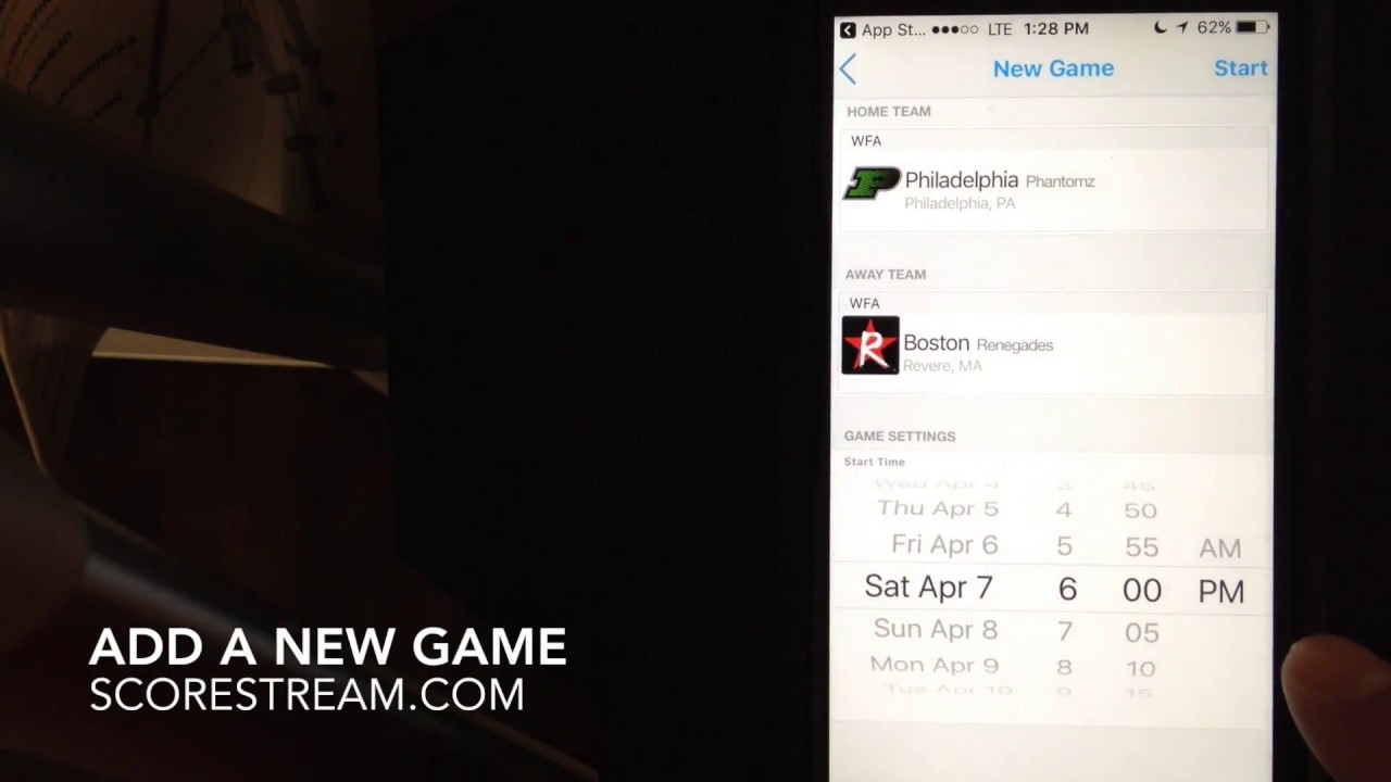 Scorestream Tutorial