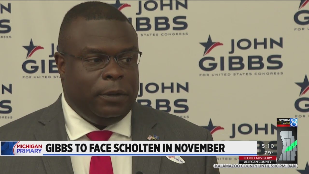 Gibbs to face Scholten in November