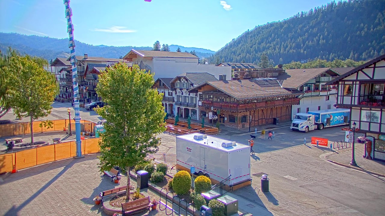 Leavenworth Washington Live Webcam from The Rhein Haus