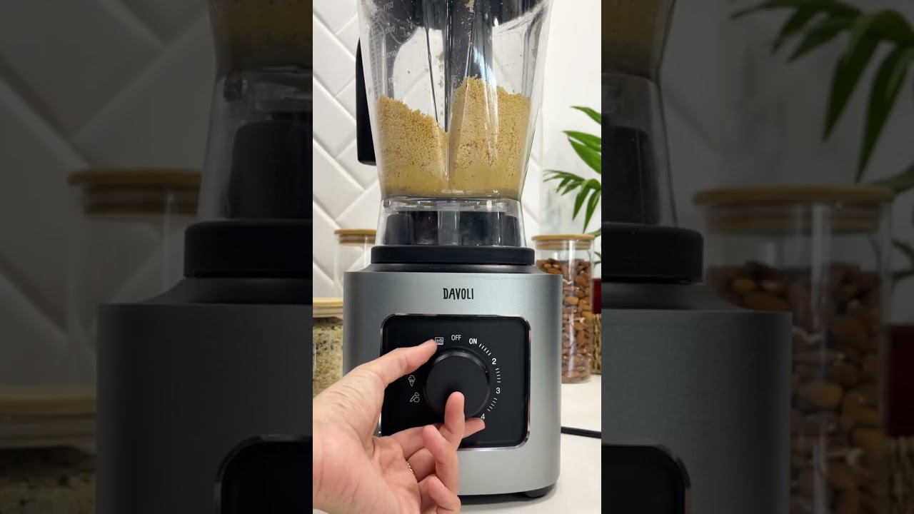 Mantequilla de maní en 3 minutos con licuadora Davoli Power Blender