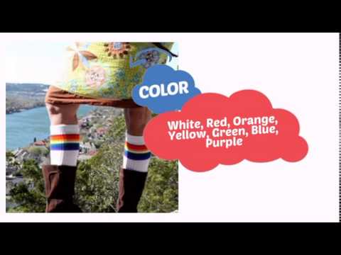 Pride Socks Rainbow Striped Socks -Athletic 22" Knee High Tube Socks (Style 2) - ClownAntics.com
