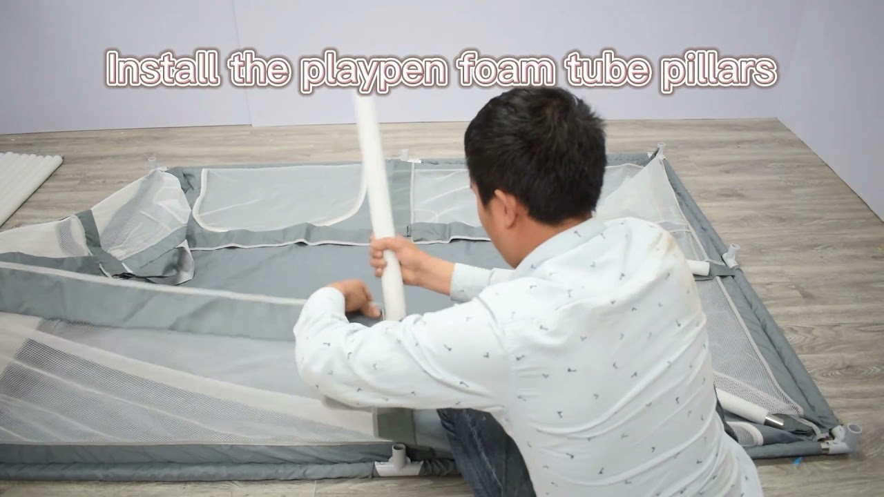 Baby playpen assembly video