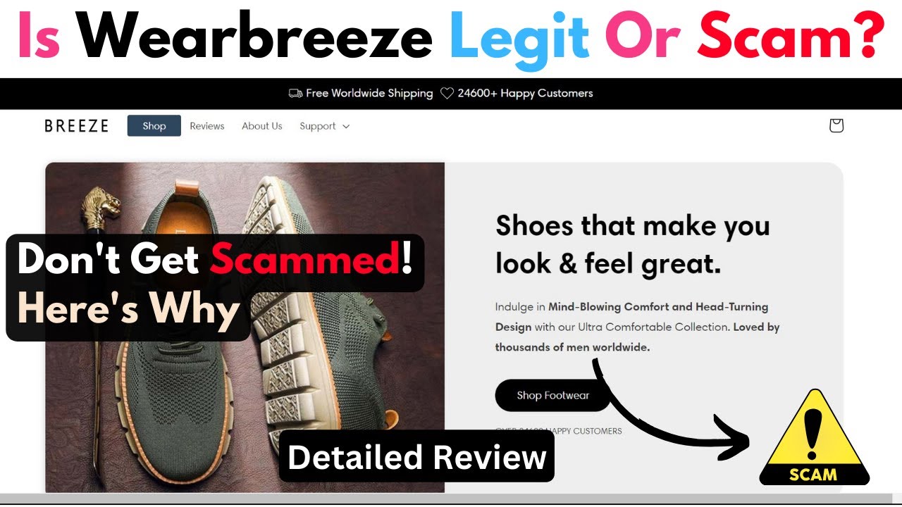 Wearbreeze.co Review: Is Wearbreeze Shoes Legit?