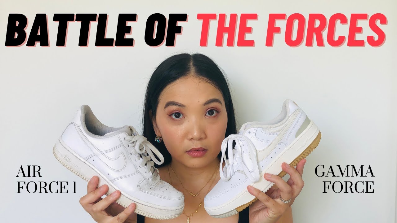 Nike Gamma Force vs Nike Air Force 1|| An in-depth review of the forces