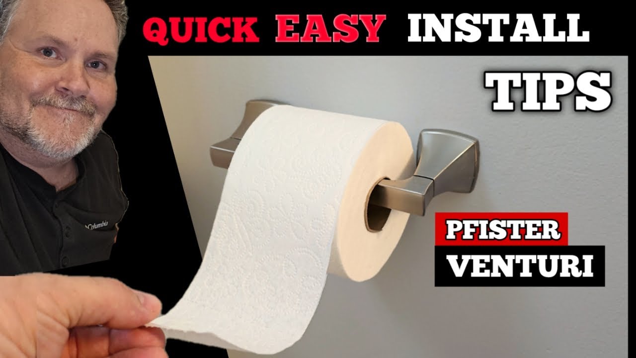 EASIEST TOILET PAPER HOLDER INSTALL EVER!