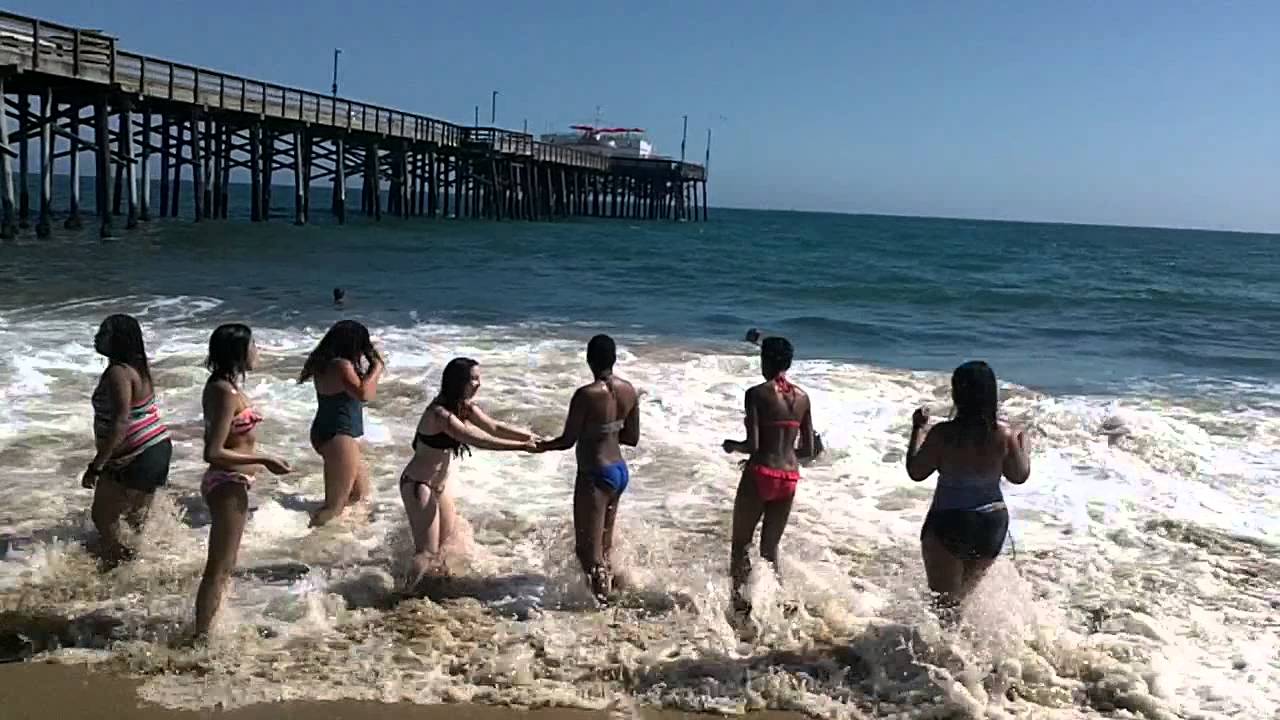 Nebraska girls at the beach
