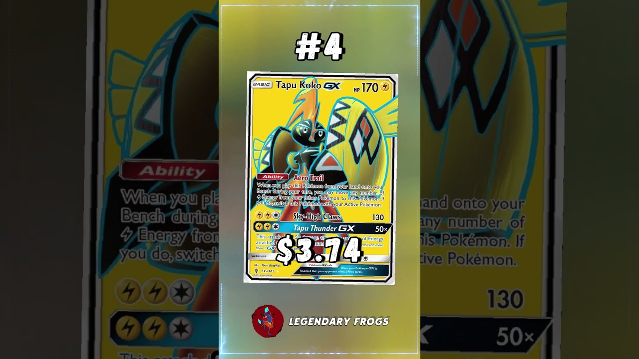 Top 5 Tapu Koko Pokemon Cards
