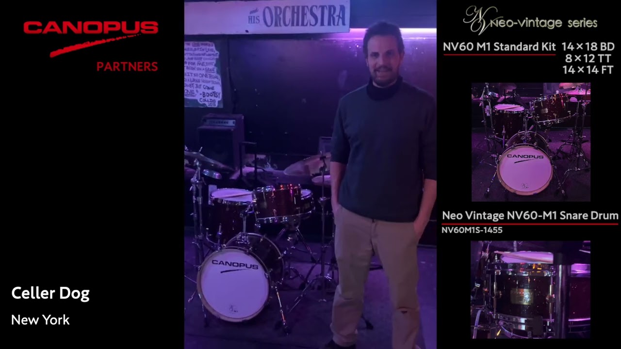 [CANOPUS / カノウプス] Cellar Dog(NV60M1 Standard Kit/NV60-M1 Snare Drum)