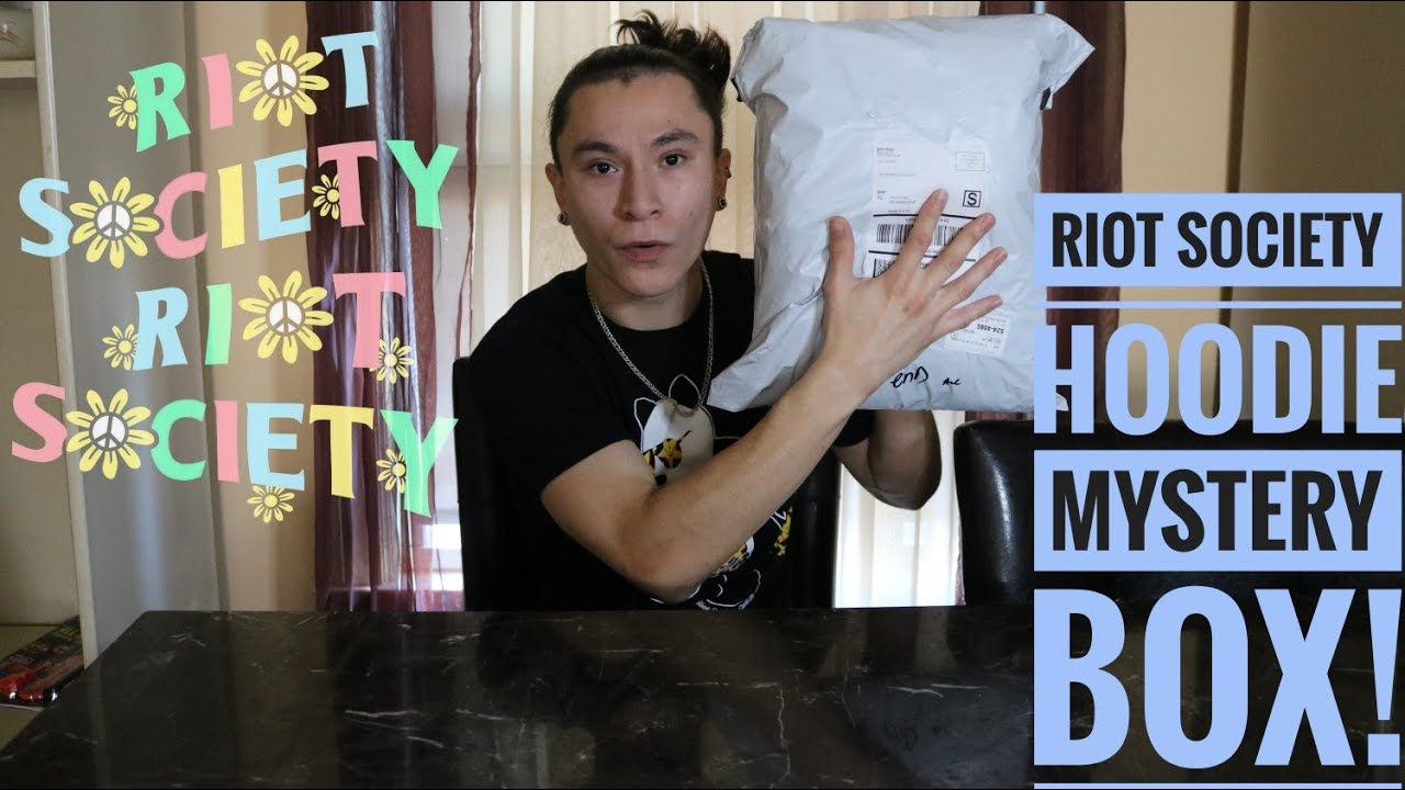 RIOT SOCIETY HOODIE UNBOXING MYSTERY BOX!