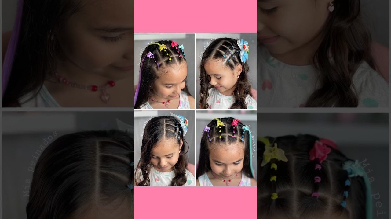Ideas de peinados fáciles para niñas ✨