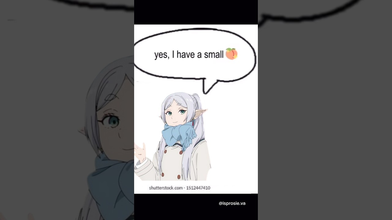 Frieren has a small ass?? | Frieren: Beyond Journey's End #anime #memes #frieren