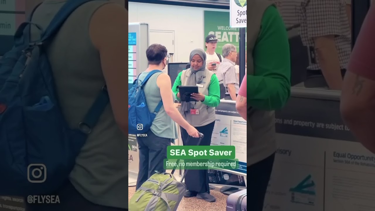 What the difference is between SEA Spot Saver, TSA PreCheck, and CLEAR Plus?