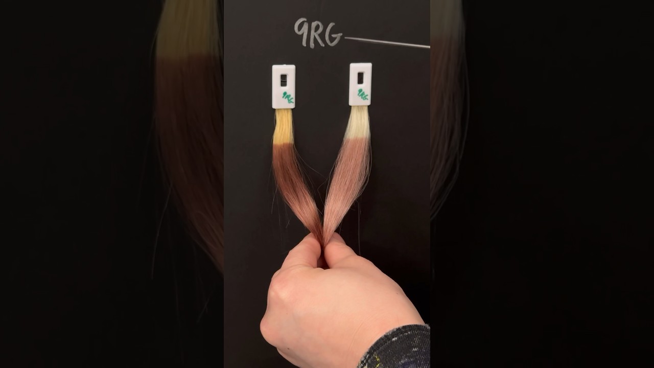 #RoseGold hair color with #GuyTang #Reflect Liquid Demi color