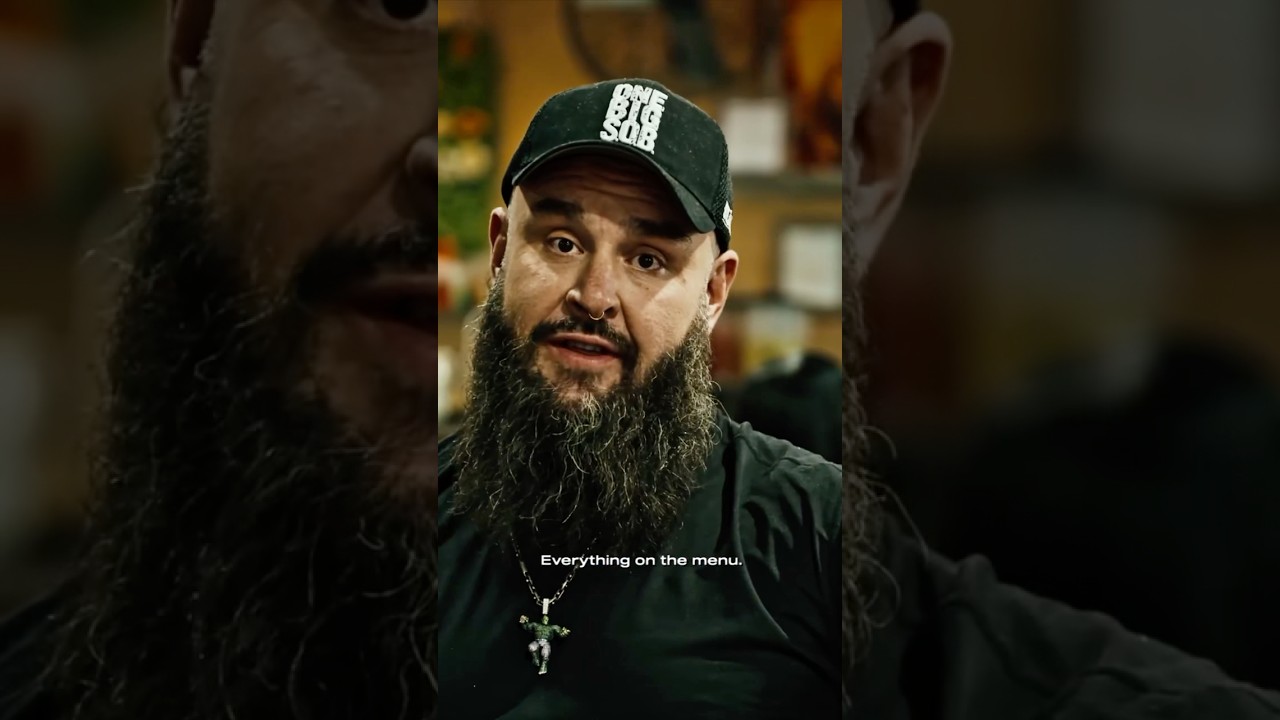 Who’s ready to eat #EverythingOnTheMenu with Braun Strowman?! 👏 #WWE #USANetwork