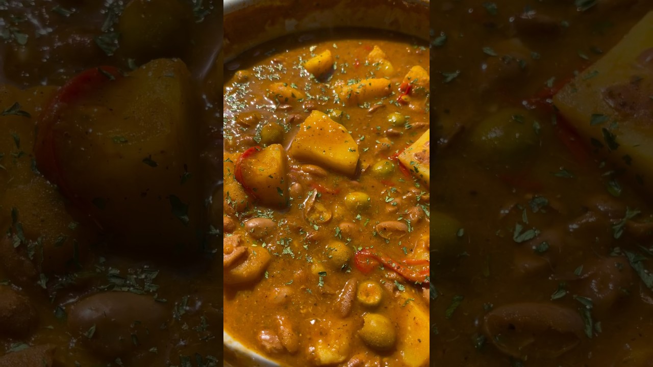 Habichuelas Guisadas ( beans stew ) #puertorico #habichuelas