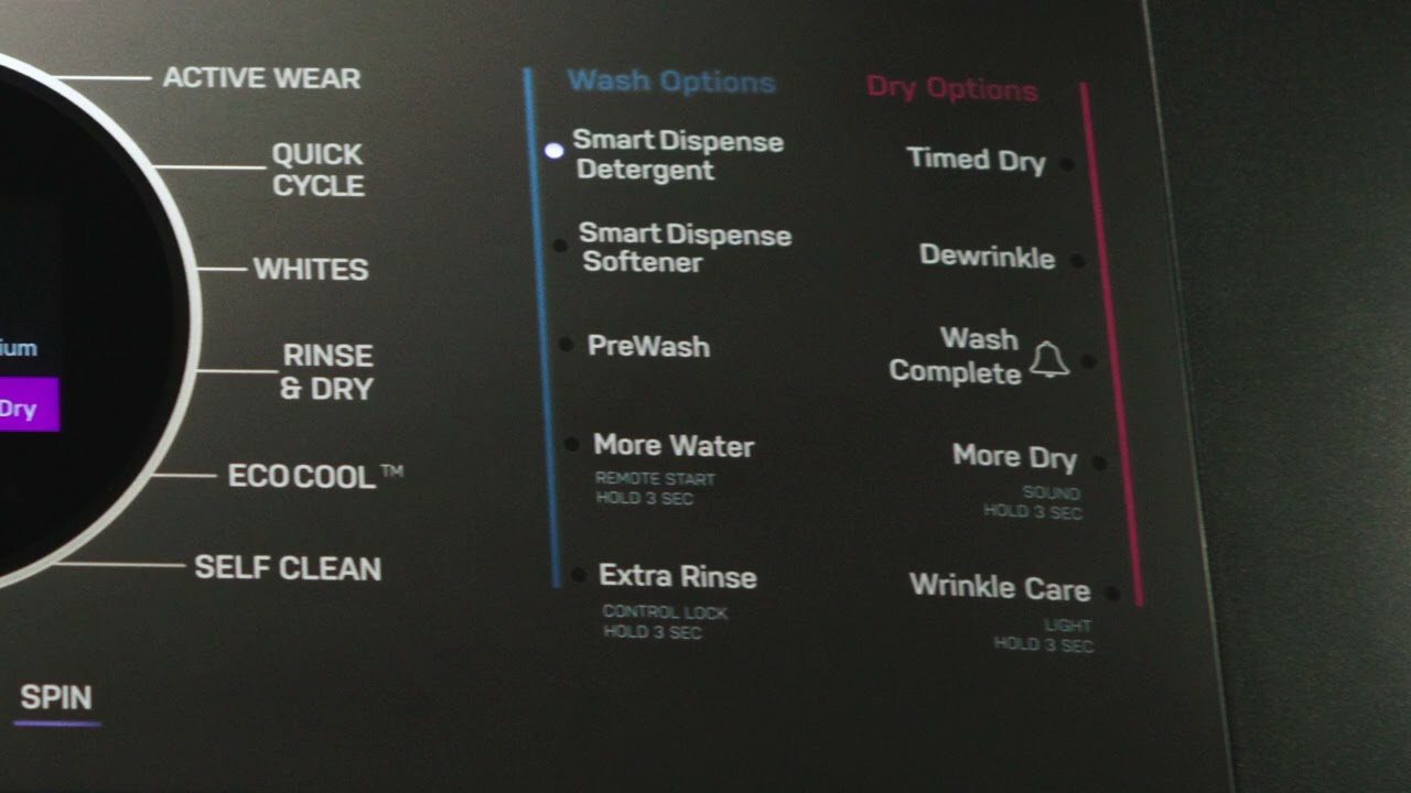 GE Profile™ Combo Washer/Dryer Operation