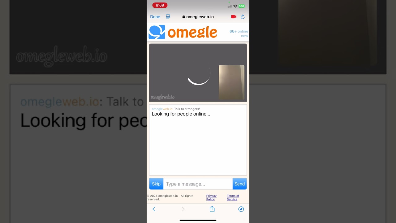 Meeting people on the coolest Omegle omegleweb site.io