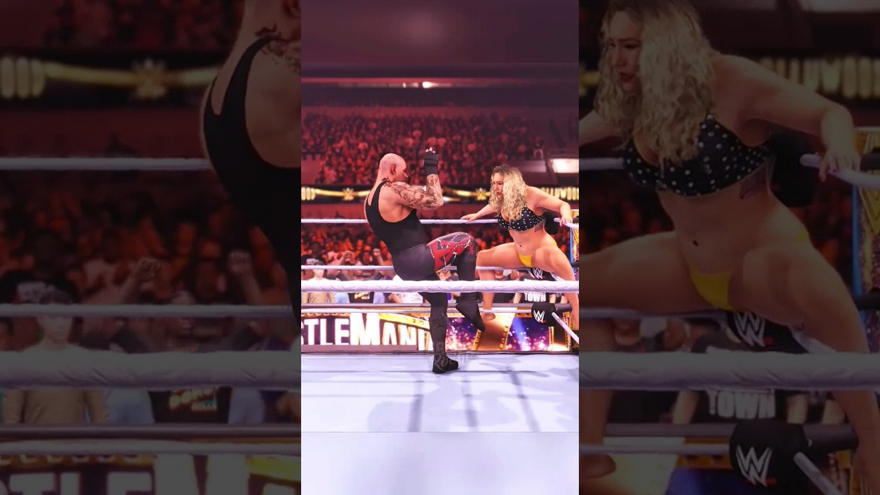 Undertaker vs Nina Kayy Part 1 #wwe #wwe2k24 #wwesmackdown #undertaker #nina #wweraw #romanreigns