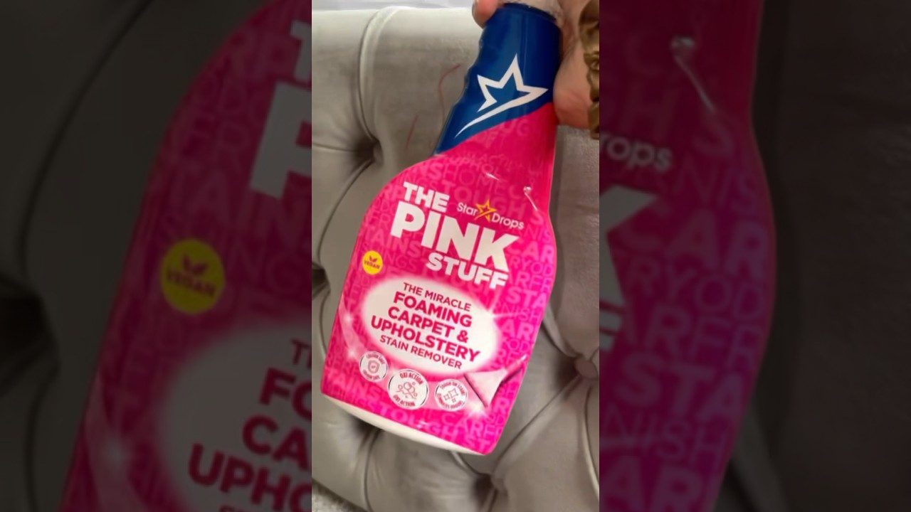 💖NEW💖 from The Pink Stuff! Foaming Carpet & Upholstery Stain Remover and Floor Cleaner Spray🤩👌🏼