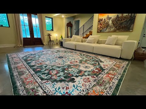 Luxurious 9x12 Washable Rug Review! #amazonfinds #washablerug #gifted #ad