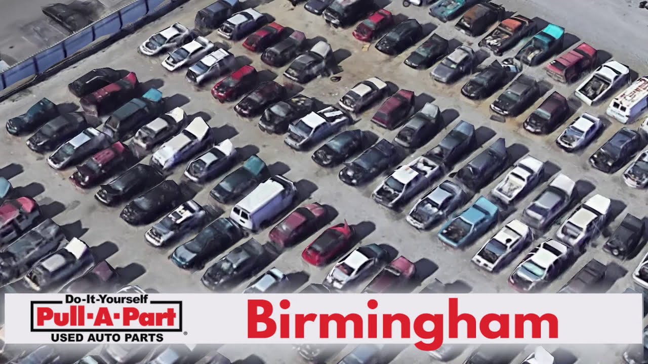 PULL-A-PART BIRNINGHAM ALABAMA INVENTORY OF JUNK CARS