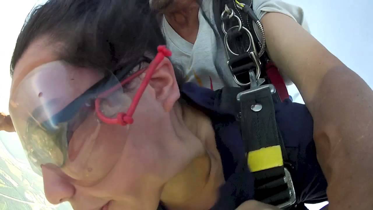 Korina of Harrison, NJ falls out of the sky!