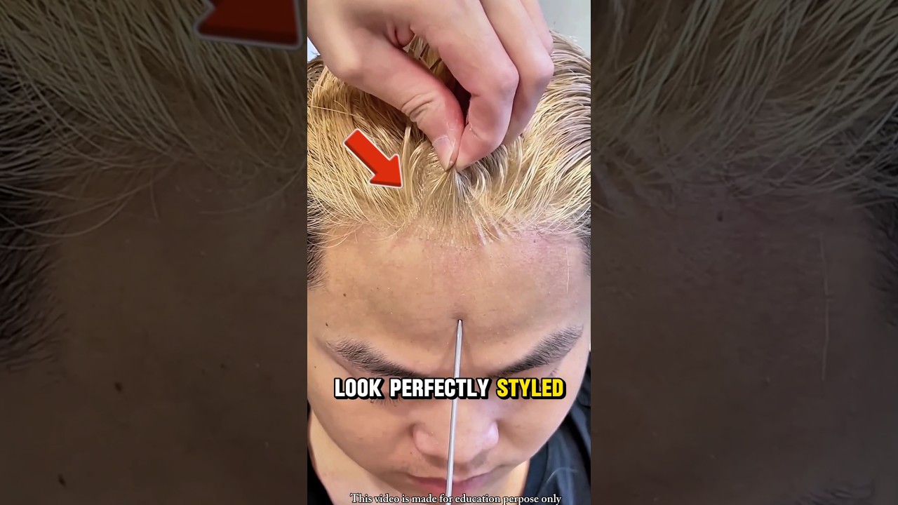don't look it's false hair 🤯😱