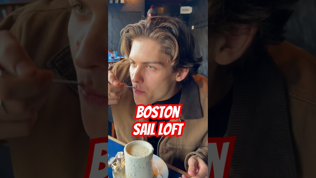 The best clam chowder in Boston! Boston Sail Loft