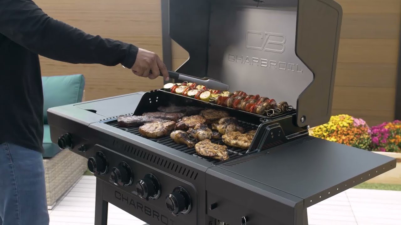 Charbroil® Performance Series FlavorMax 4-Burner Gas Grill with Side Burner – Now Sold at Walmart!