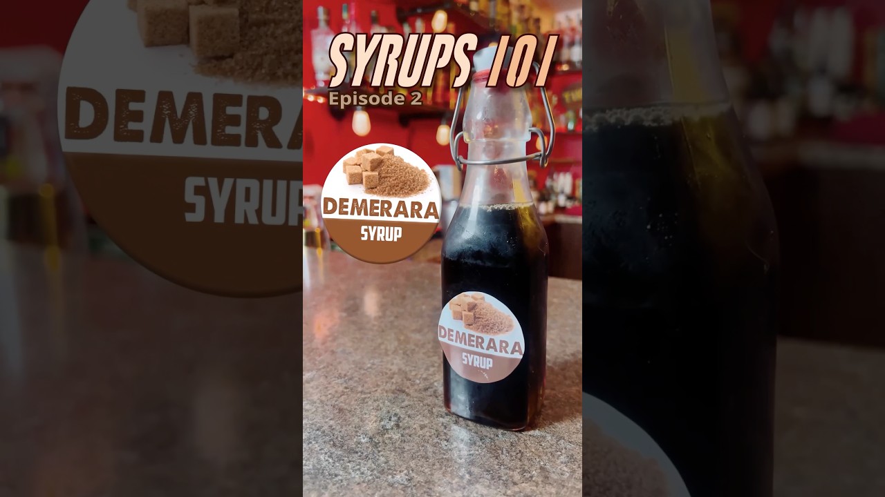 Syrups 101 - How to make Demerara Syrup at home