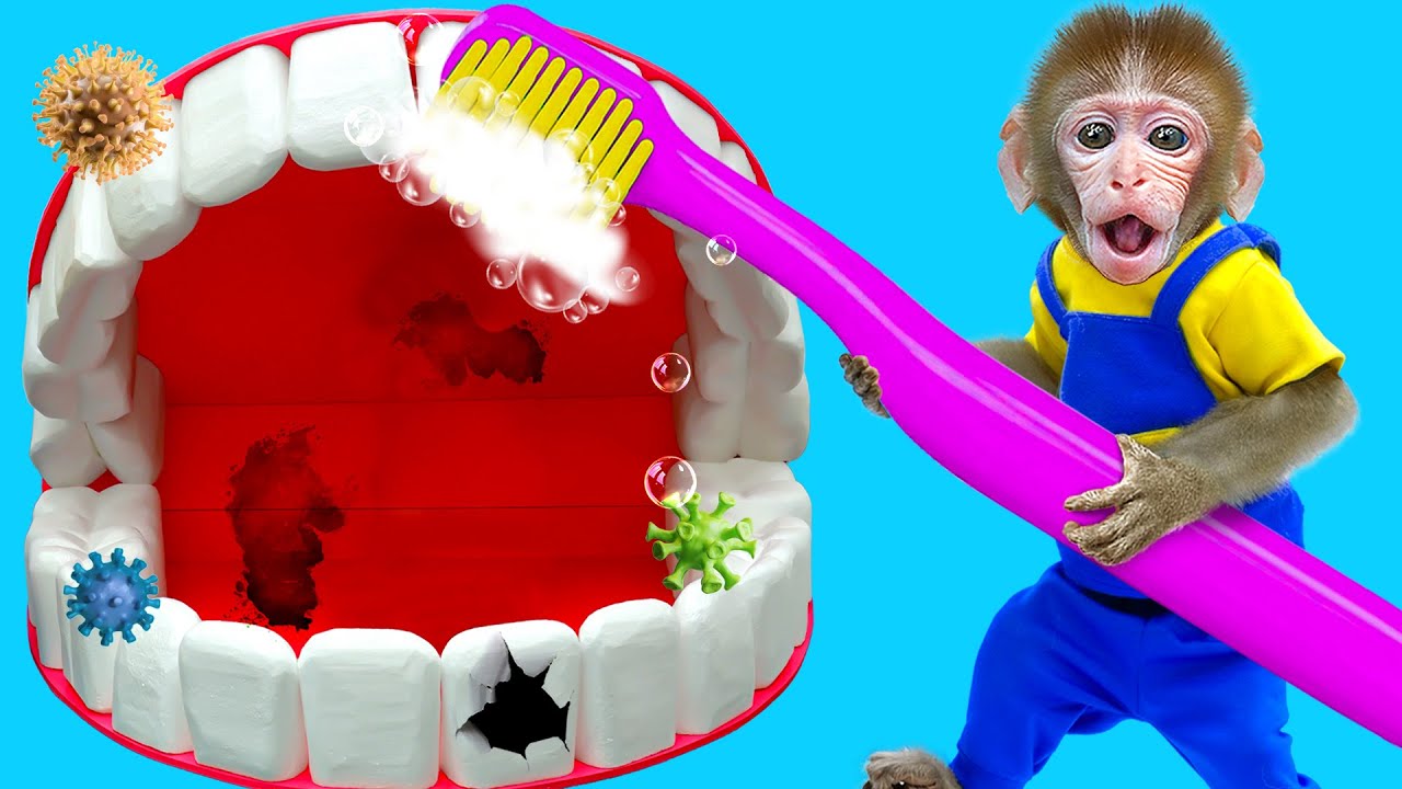 Monkey BuBu Va de Compras Deliciosos Caramelos de Chocolate M&M y Helado de Sandía - MONO BUBU ESP