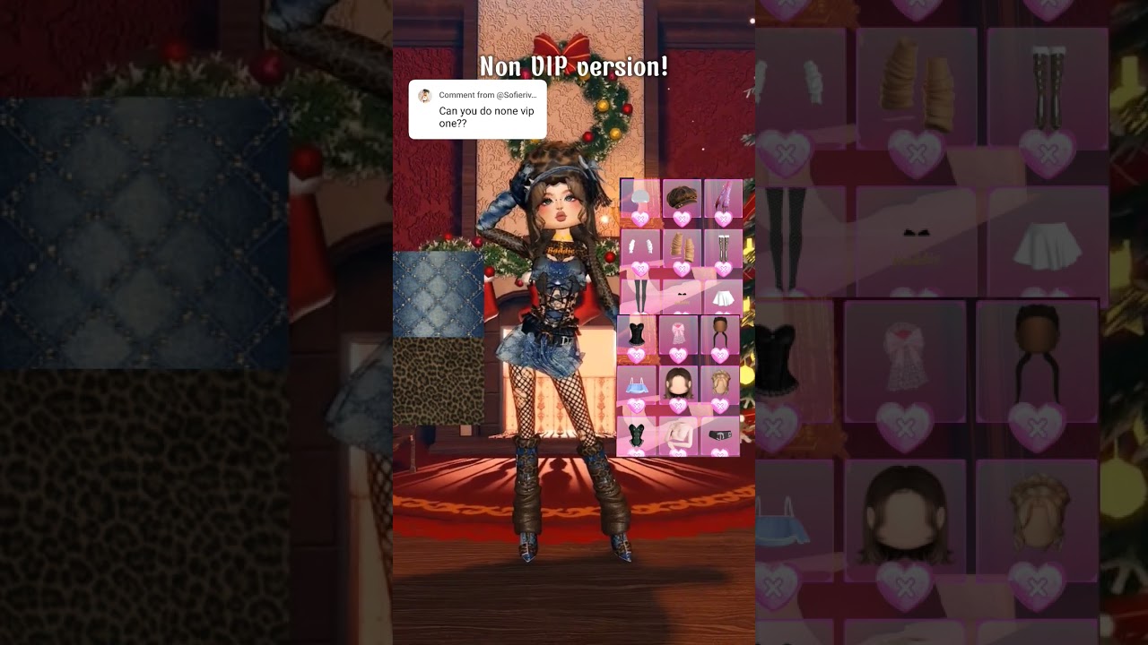 Non-VIP Version of this Y2k fit #dresstoimpress #roblox #dti #shorts