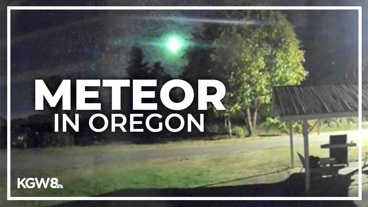 Raw video: Meteor streaks through Oregon sky near Cornelius in Washington County