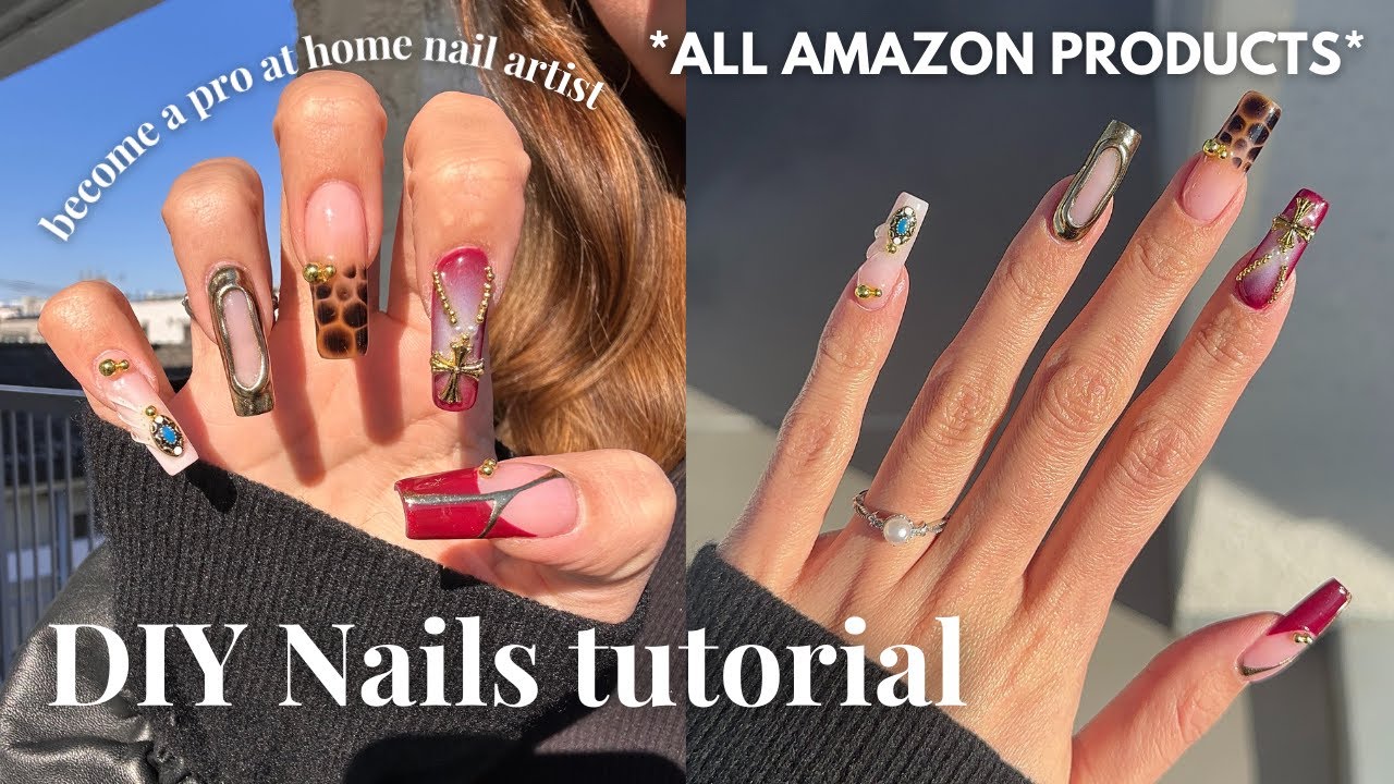 how to become a PRO at Gel X Nails | full tutorial + amazon products