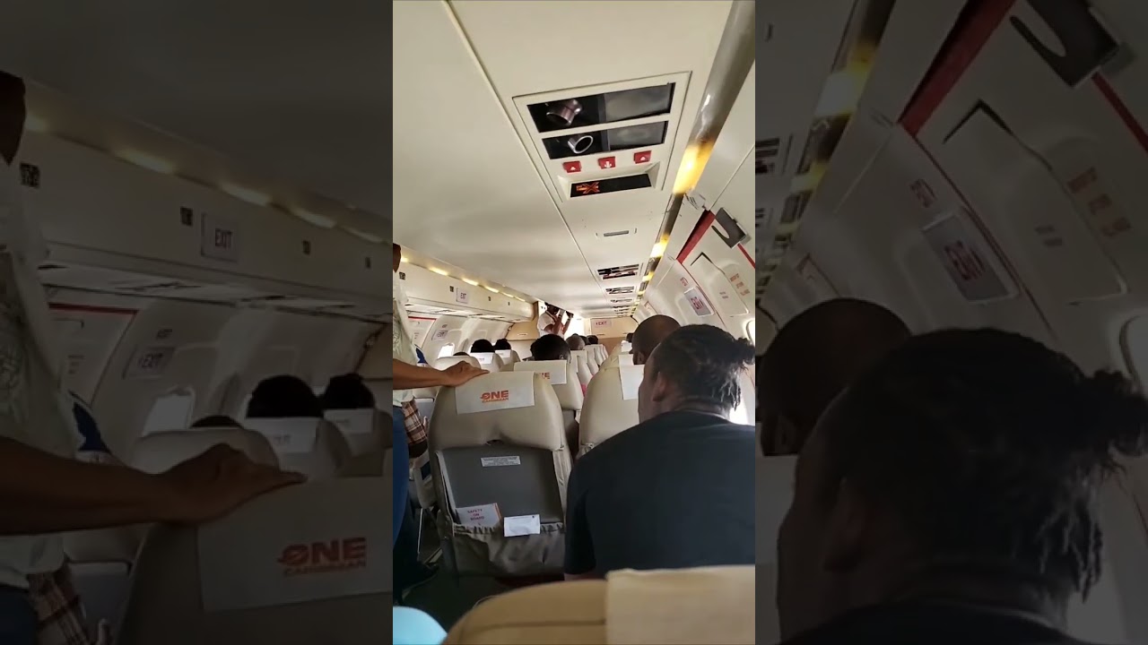 INSIDE SUNRISE AIRLINE in Haiti Preparing to take off from Aux Cayes Haiti #haiti #sunriseairline
