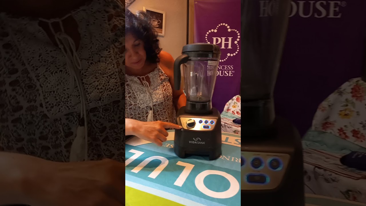 Licuadora de alta potencia de Princess House, Vida Sana. instrucciones de uso.