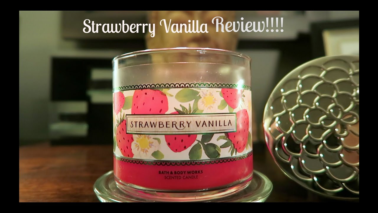 White Barn / Bath & Body Works STRAWBERRY VANILLA Review!