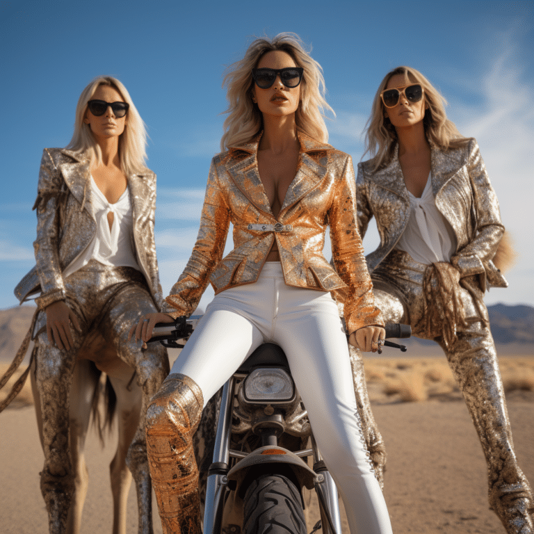 female supermodels wearing yoga pants while riding a camel